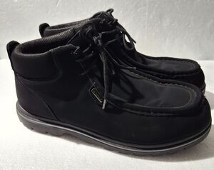 Lugz Men's Fringe Moc Toe Chukka Boots size 14 Black